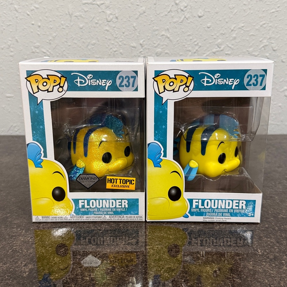 The Little Mermaid Flounder Funko Pop‎ Vinyl Figures